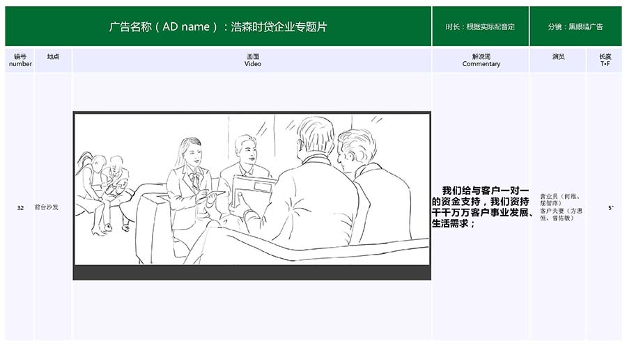 黑眼睛廣告為浩森時(shí)貸手繪分鏡頭腳本_11